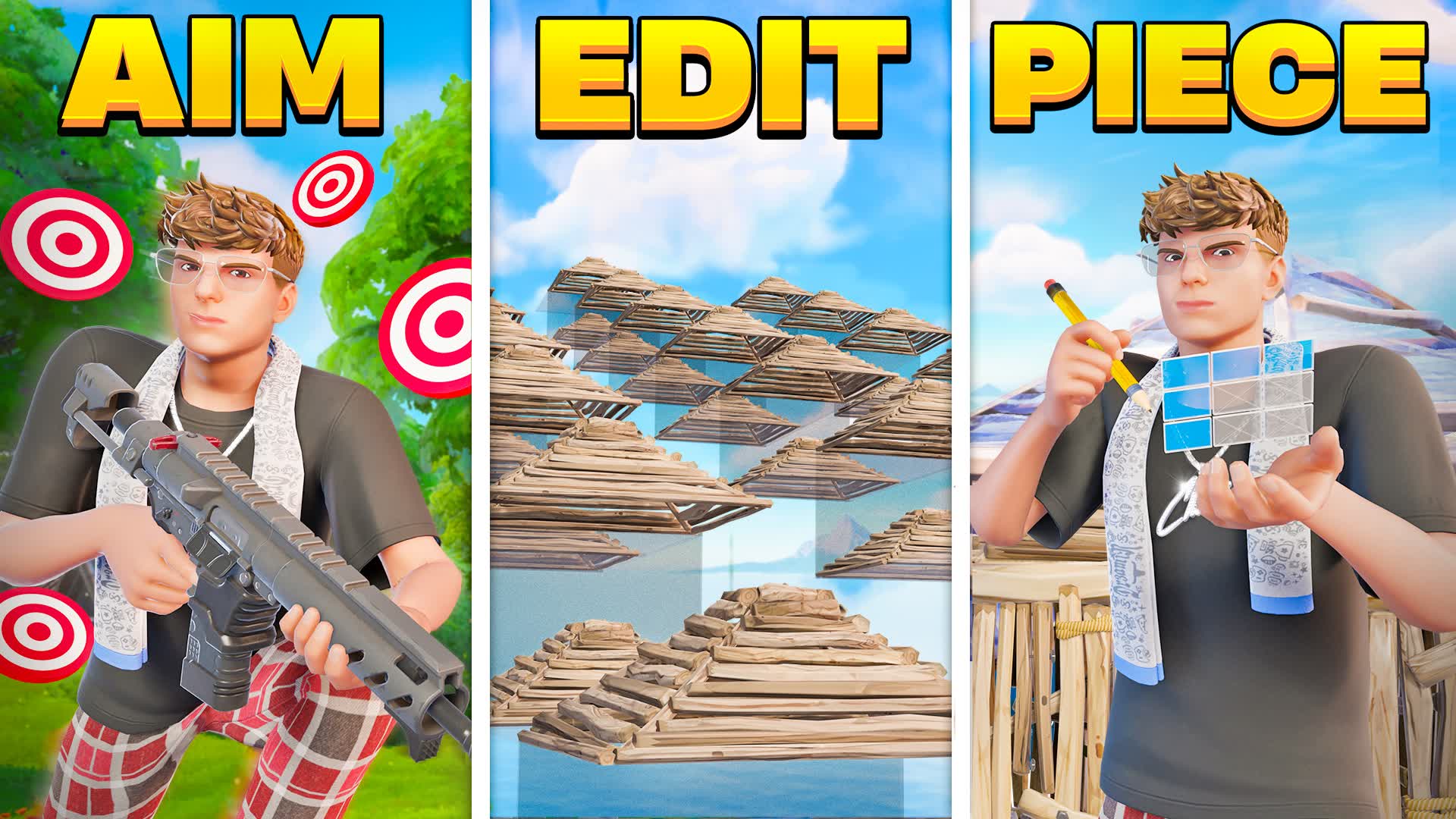 🎯Aim Edit Piece Control & 1v1 Freebuild