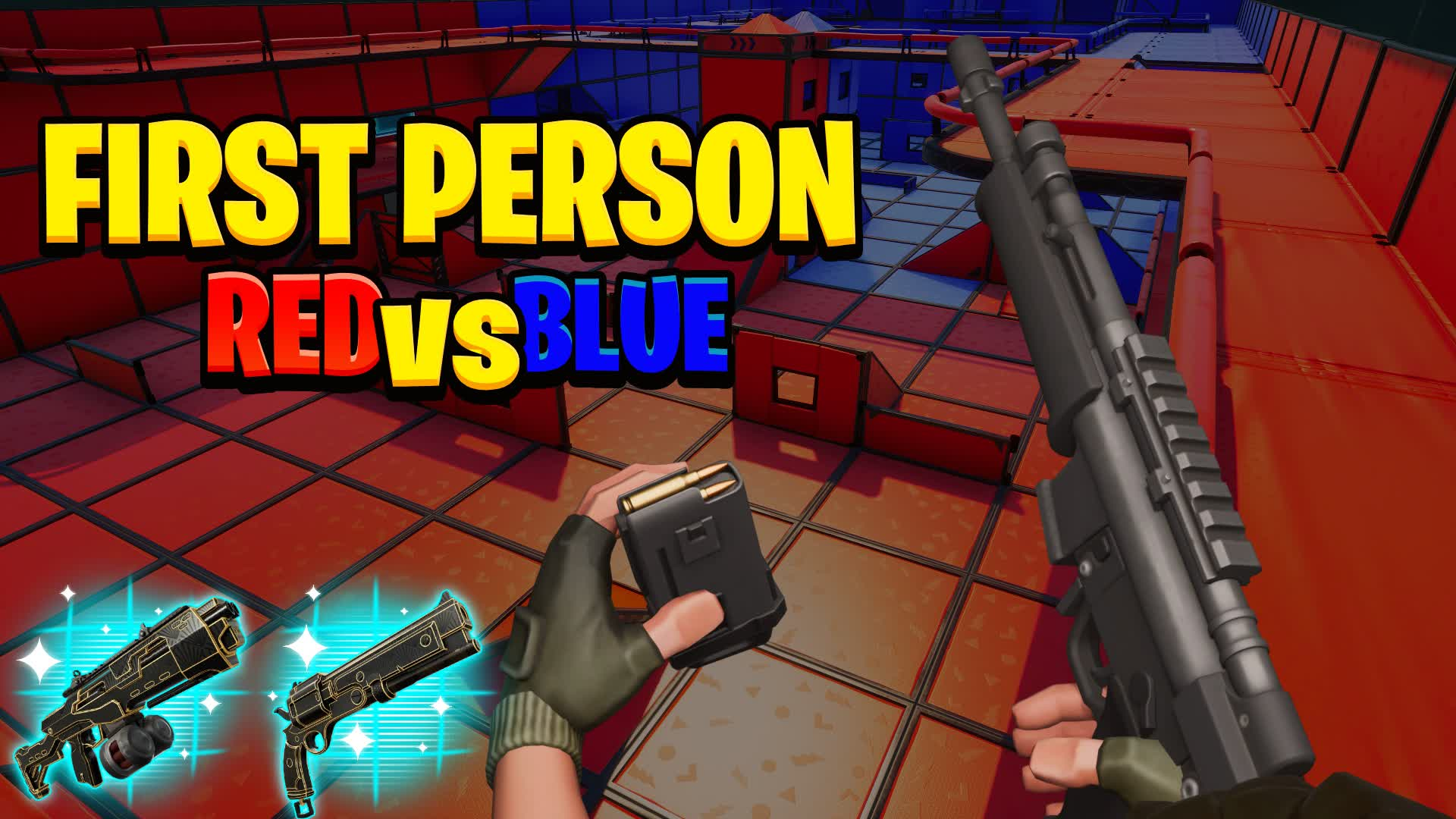 RED VS BLUE 🔴🔵FIRST PERSON