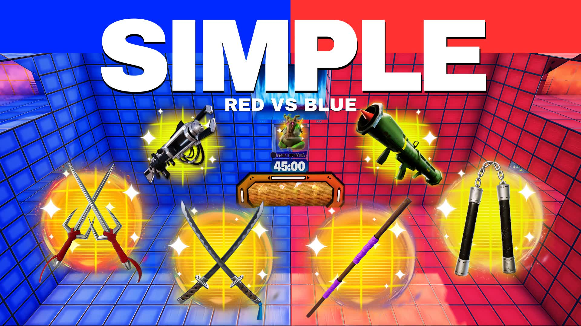SIMPLE RED VS BLUE 🔴🔵